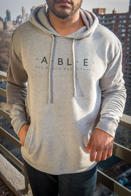 ALL BLACK EVERYTHING GREY HOODIE